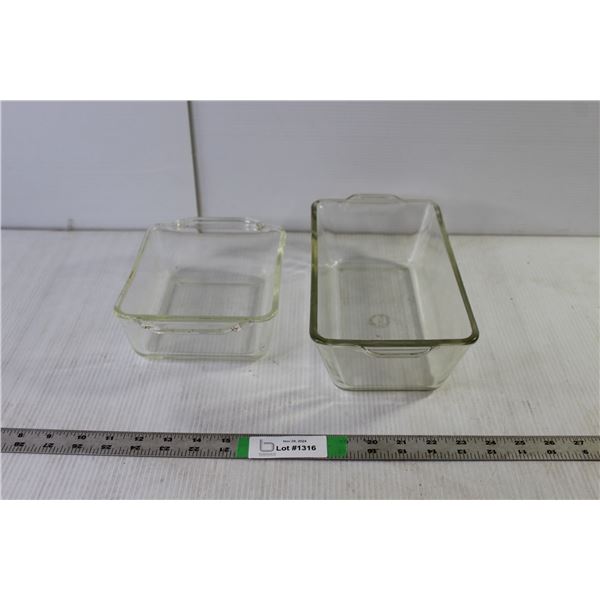 (2) Fire King Casserole Dishes