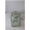 Image 3 : (5) Glass Mason Jars- Assorted Sizes - Wired on Lids