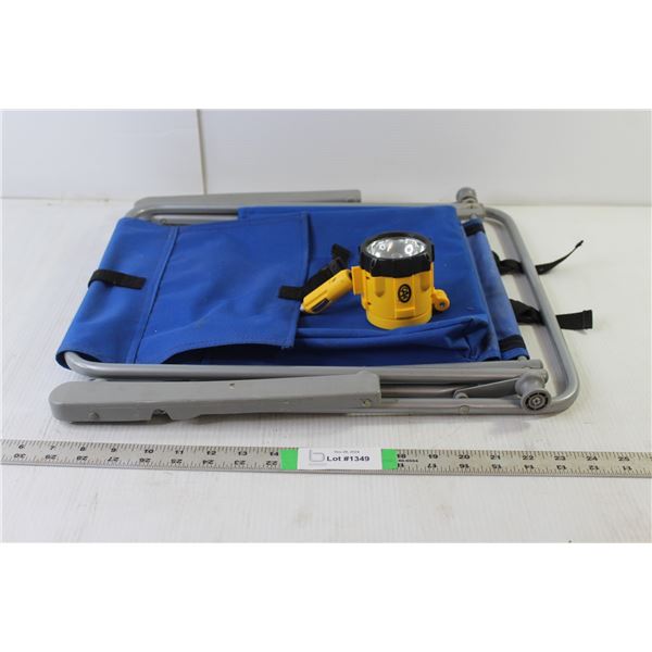 Toddler Lawn Chair & Cigarette Lighter Powered Flashlight