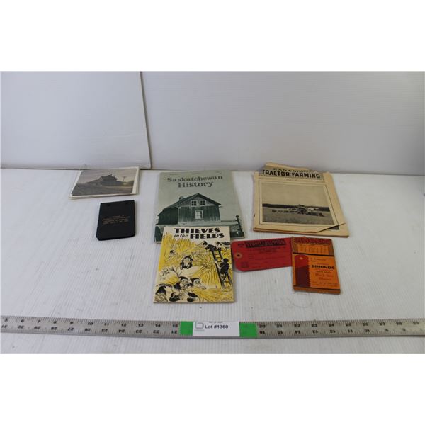 Vintage Farm Memorabilia- Cards, Books, Misc.