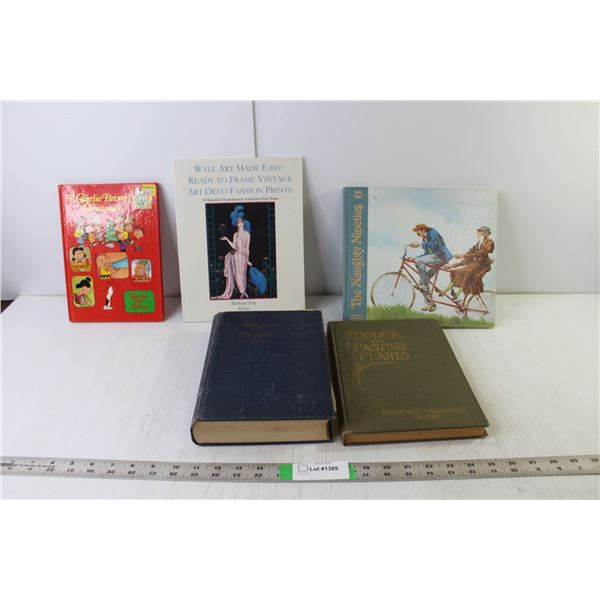(5) Vintage Books- Charlie Brown Christmas, Misc.