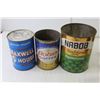 Image 2 : Household Items- (3) Vintage Coffee Tins, Trivial Pursuit Cards, Misc.