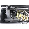 Image 3 : Plastic Cambril Tool Box, 19'' x 6'' x 8'' w/ Various Tools, Black And Decker Drill, Small Pipe Fitt