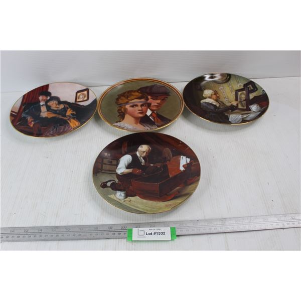 (4) Various Knowles Collectors Plates