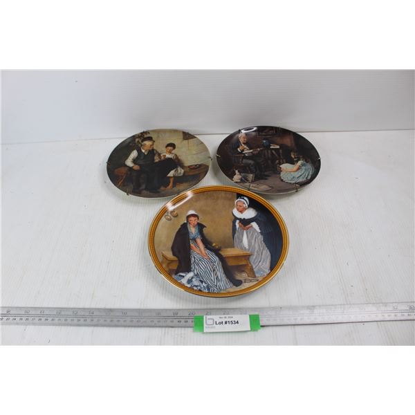 (3) Various Knowles Collector Plates