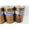 Image 3 : (3) Esso 10w30 1 Quart Motor Oil Cans- All Full