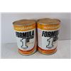 Image 2 : (2) 1 Litre Motomaster Formula 1 10 w 30 Motor Oil Cans- Both Full