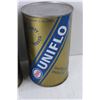 Image 3 : (2) 1 Quart Esso Uniflo Multigarde Motor Oil- Both Cans Full