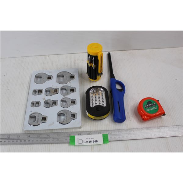 Maxcraft Tape Measure, BBQ Lighter- Works, Misc.