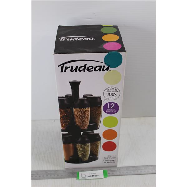 Trudeau (12) Bottled Spice Rack Holder, NIB