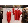 Image 1 : * Red Baseball Uniform Set - Shirt and Pants - Size S