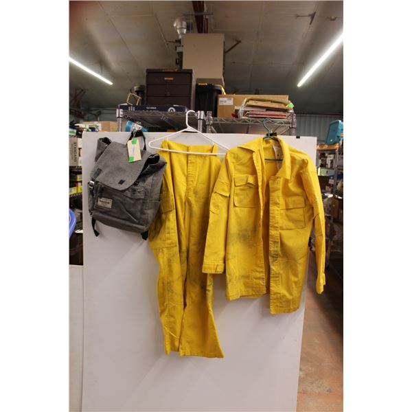 * Fire Fighting Protective Garment - Size and Reebok Backpack