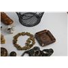 Image 7 : Coin Bank, Candle Holder, Basket, Key Rack and Assorted Ornaments