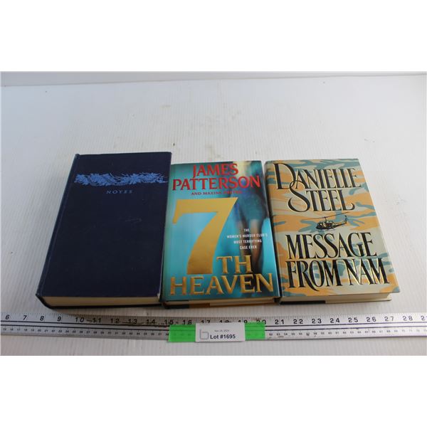 (3) Books - James Patterson, Danielle Steel and English Romantic Poetry