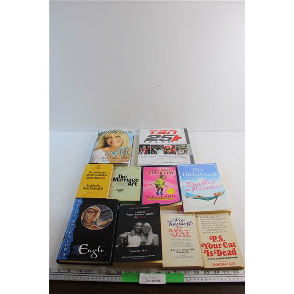 (10) Books - Suzanne Somers, Elin Hilderbrand and Tucker Max