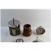 Image 10 : Ice Bucket, Mug, Bond Street Clock, Dennis Hull Hockey Puck, Key Chain, Drawer Handles and Misc.