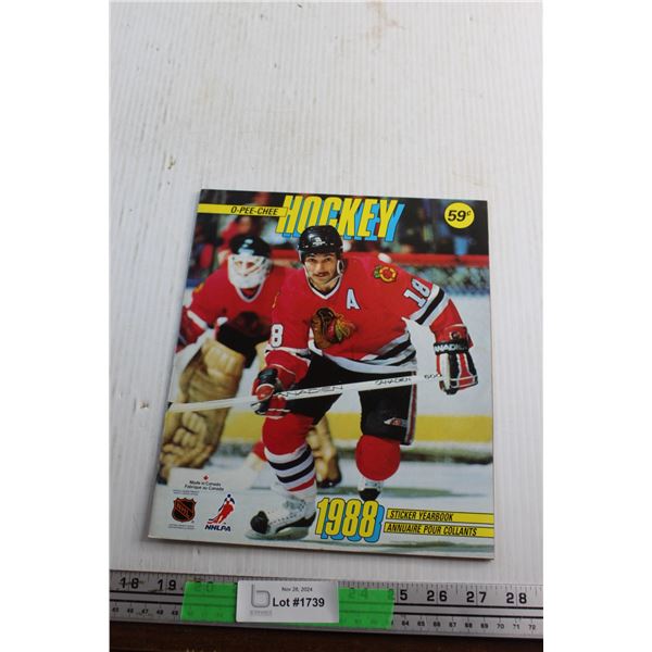 O Pee Chee Hockey 1988 Sticker Yearbook