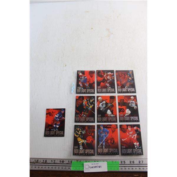 (10) Red Light Special Collector's Hockey Cards
