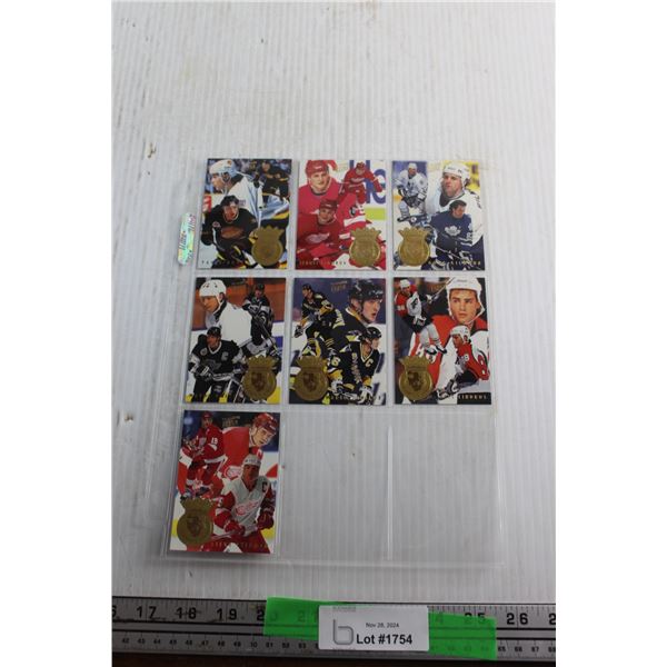 (7) 1994-95 Fleer Ultra Scoring King Hockey Cards Set