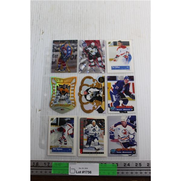 (9) Hockey Promo Cards