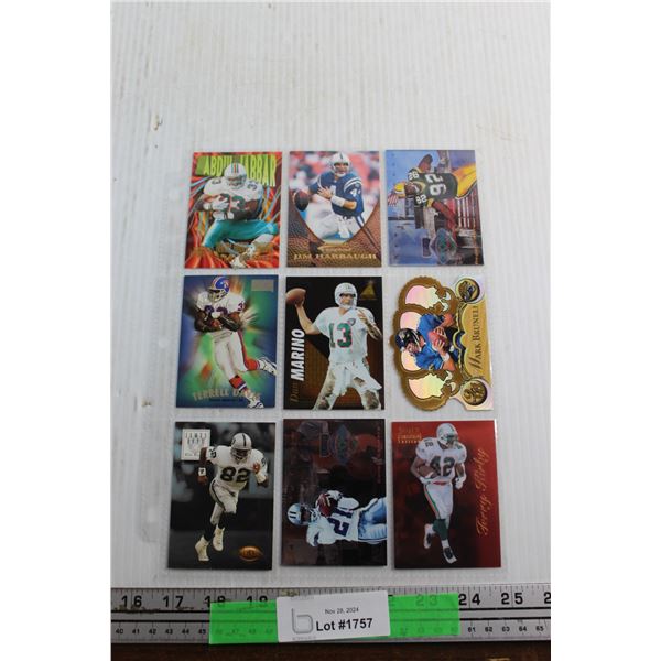 (9) Football Promo Cards