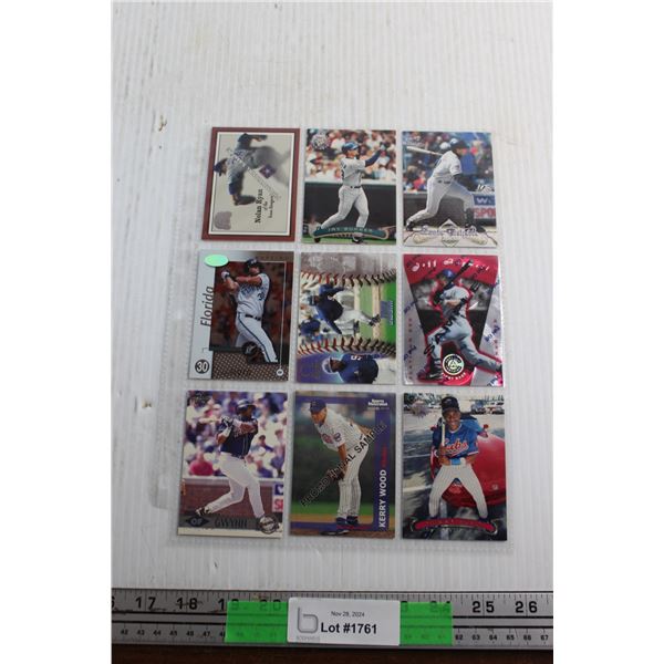 (9) Baseball Promo Cards