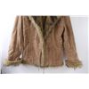 Image 3 : Leather Jacket, Fake Fur Trim, Size M