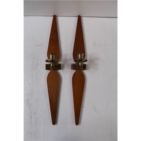 (2) Wall Mount Candle Holders