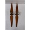 Image 1 : (2) Wall Mount Candle Holders