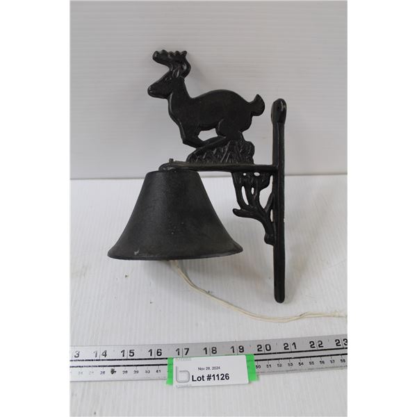 Wall Mounted Bell With Deer