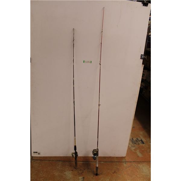 * (2) Fishing Rods & Reels