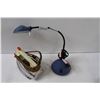 Image 2 : Desk Lamp - Working, Iron, Books, Pin Cushion, Tape Measure, Scissors, (2) Binoculars, Hats, Flag, P