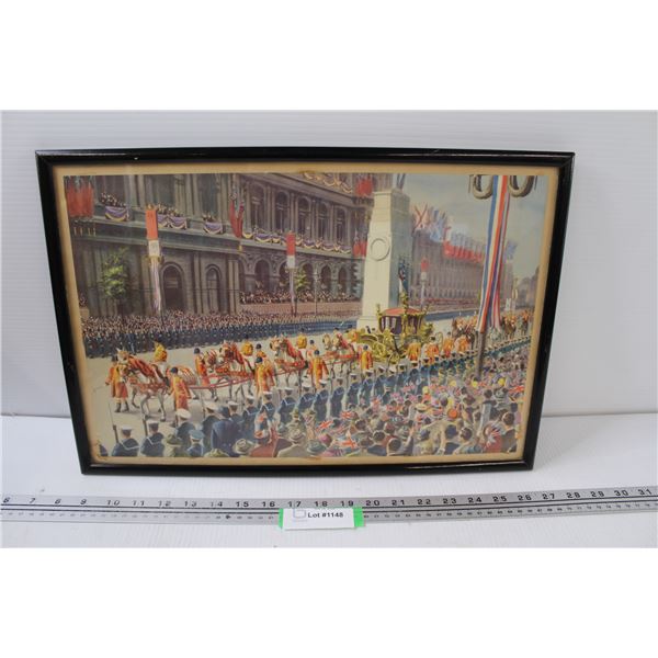 Queen Coronation Picture - 12" x 19"