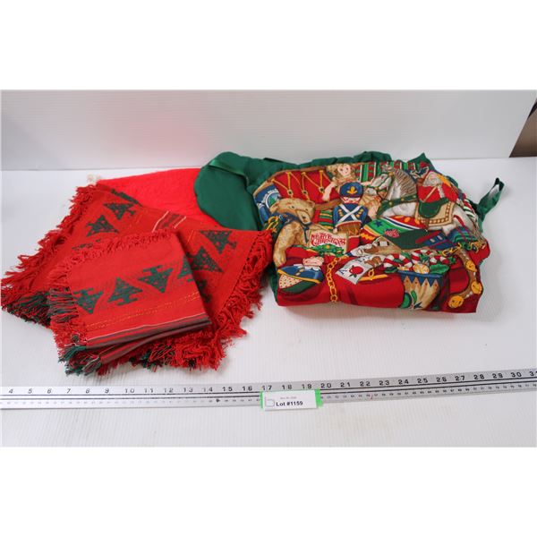 Christmas Stocking, Santa Sack, Place Mats, Napkins