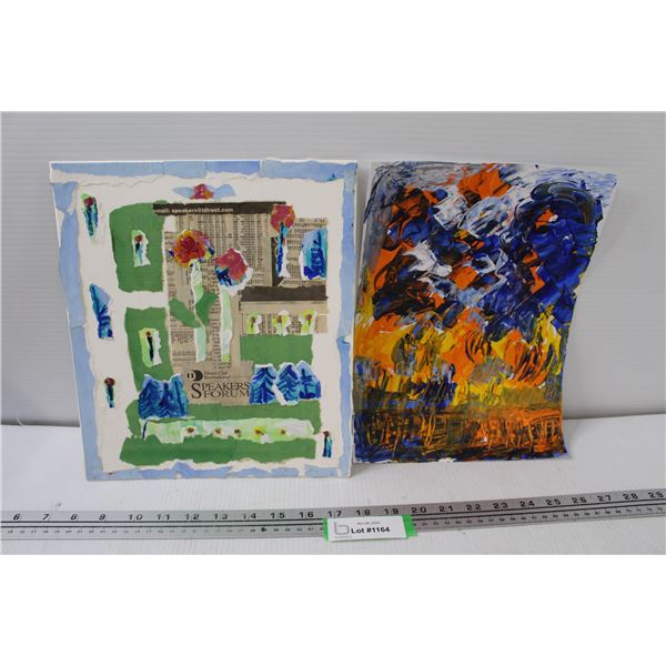 (2) Pieces of Art by Donna E. Crawford