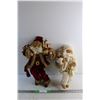 Image 1 : (2) Christmas Santa Decor