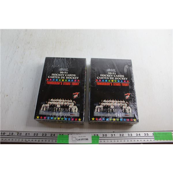 (2) 1990-91 OHL Hockey Cards Sets - Sealed