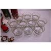 Image 2 : Christmas Theme Set 10 Glasses, Candles (NIB), Misc.