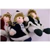 Image 2 : Set of 4 Christmas Theme Dolls