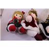Image 3 : Set of 4 Christmas Theme Dolls