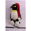 Image 1 : Set Stuffed Penguin With Two Chicks - Christmas Theme (NIB) 20" Tall