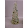 Image 2 : Ornamental Light-Up Christmas Tree 17" Tall - No Plug-in, Ornamental Ceramic Raised Platter & Bowl S