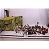 Image 1 : Variety Christmas Themed Ornaments - Electrical Part As Is, Storage Bin 1' x 1' x 1'