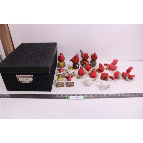 Variety Christmas Ornaments (NIB), Storage Bin 14" x 10.5" x 6"
