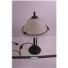 Image 1 : Metal Base Table Lamp (Works - As is) 17" Tall