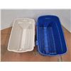 Image 2 : *(2) Plastic Storage Bins - No Lids - 32" x 15" x 19", 35" x 16" x 20"