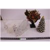 Image 1 : Christmas Themed Ornaments (Reindeer Sleighs, Christmas Tree, Festive Fruit Bowl