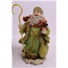 Image 2 : Christmas Themed Ornaments (Green Santa, Fountain)