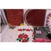 Image 4 : Assorted Christmas Themed Table Linens (Placemats, Table Cloths, Napkins, Runners, Tree Skirts)