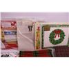 Image 3 : Assorted Christmas Themed Table Linens (Placemats, Table Cloths, Draperies, Runners, Napkins) Many N
